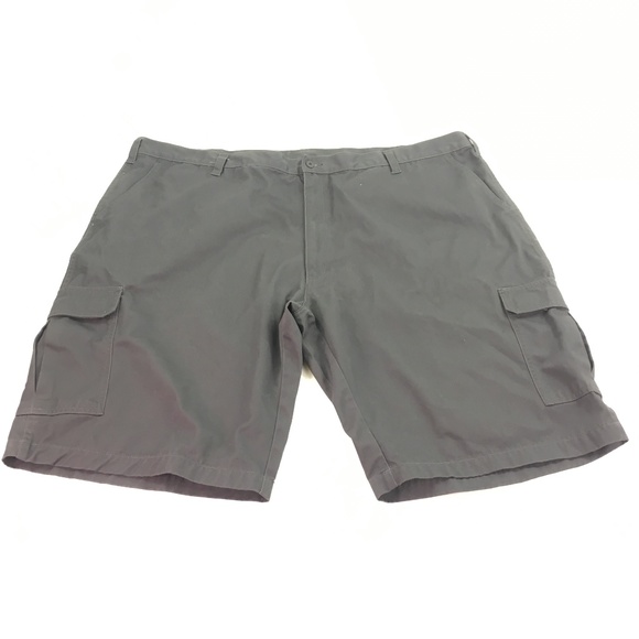 Geek Squad Flat Front Gray Shorts Sz 50 K319 - Picture 1 of 4